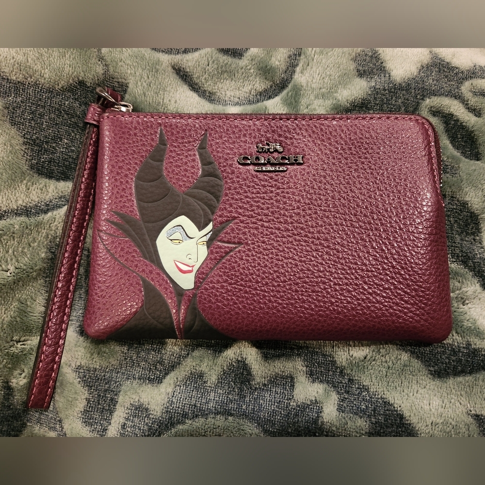 Disney Coach X Maleficent Wristlet- Limited Edition